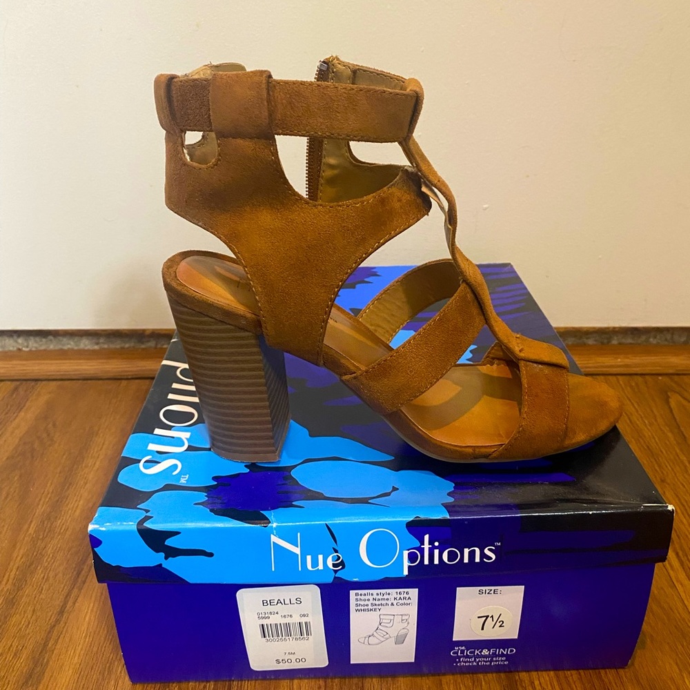 Suede heels